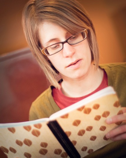 At a writer's marathon during the Nebraska Writing Project's summer institute